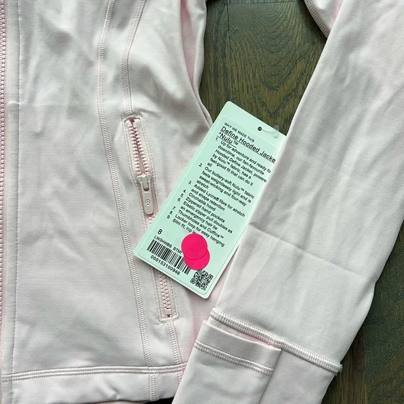 NWT lululemon Define Hooded Jacket Nulu • Strawberry Milkshake • 8 - Picture 2 of 7